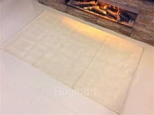 Image of ETHNIC Natural CREAM Eco Friendly Cotton Reversible Washable Rug S- Large 40%OFF