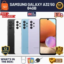 Image of NEW Samsung Galaxy A32 5G 64GB Unlocked Android Smartphone All Colours Grade A+