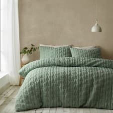Image of Pineapple Elephant Tamba Jersey Leaf Duvet Cover Bedding Set Green
