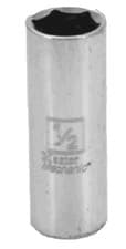 Image of 1/4 In. Drive, 1/2 In., 6-Point Deep Socket - 213535
