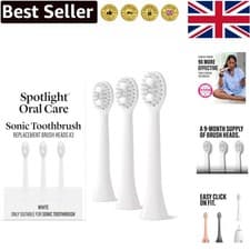Image of 3-Pack Sonic Toothbrush Replacement Heads - Dentist-Developed for Optimal Care