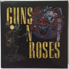 Image of Guns N Roses Appetite Attack Fridge Locker Magnet Official Rock Band Merch New