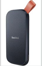 Image of SANDISK Portable SSD 480GB, External NVME SSD, Solid state drive, Black