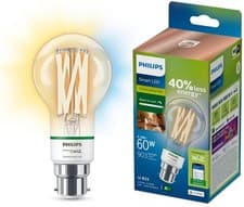 Image of Philips Smart WiZ Connected LED Light Bulb B22 Dimmable Cool & Warm - A Rated