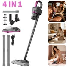 Image of 4 in 1 Stick Handheld Vacuum Cordless Vacuum Cleaner For Carpet Floor Pet Hair
