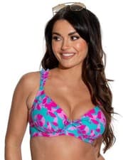 Image of Pour Moi Ocean Breeze Bikini Top Non Padded Underwired Womens Swimwear 31500
