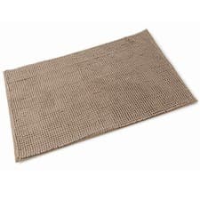 Image of Blue Canyon Soft Comfort Microfibre Bathroom Bath Shower Mat -50cm x 80cm Walnut