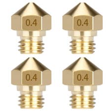 Image of 4x 0.4mm Brass Nozzle Nozzle for Dremel Idea Builder / Dremel 3D40 Idea Builder