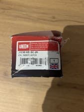 Image of Union Deadbolt Night latch - J1038-WE-SC-2K - Brand New - 2 Keys