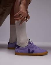 Image of Veja Volley Suede Sneaker in Lavende/Purple sz 38EU/7US New in Box