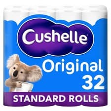 Image of Cushelle Original Toilet Roll 32 180 sheet (Pack of 1), Multi-colour