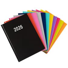 Image of 2026 Diary A5 Week to view Full Year Office Organiser Planner Hardback Diaries