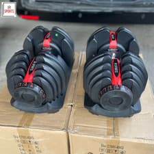 Image of Adjustable Dumbbell Set 40kg Hand Dumbbells 80kg Set Home Gym Fitness Workout