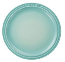 Image of Le Creuset Plate 23cm Cool Mint Microwave and Oven Safe Large Plate Green