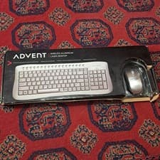 Image of Advent ADE-AD2 Wireless Aluminium Laser Keyboard Mouse Set - Origiona Box