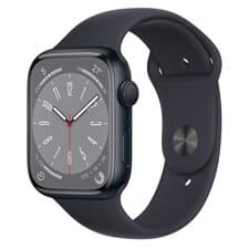 Image of Apple Watch Series 8 GPS - 41mm Midnight Aluminium, Black Sport Band - Very Good