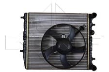 Image of NRF 53021 Engine Cooling Radiator Aluminium Replacement Fits Seat Skoda VW