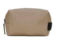 Image of Rains Wash Bag Small Beige-O/S