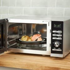 Image of Haden 25L Combination Microwave Oven with Grill, 900W Stainless Steel Heavy Duty