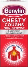 Image of Benylin Chesty Coughs Non-Drowsy (1x 300ml), Cough Syrup for Deep Penetrating Re