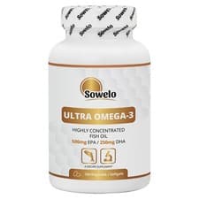 Image of Omega 3 – Softgels – EPA 500 mg DHA 250 mg – Heart & Brain Support – Sowelo