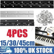 Image of 4Pcs Piano Hinge Long Heavy Duty Continuous Hinges Stainless Steel 15/30/45cm