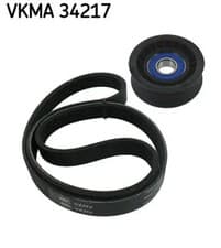 Image of Multi-ribbed V-belt kit VKMA 34217 SKF for FORD C-MAX II GRAND C-MAX FOCUS III