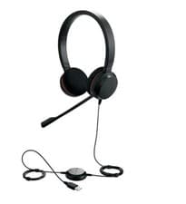 Image of Jabra Evolve 20 MS Stereo Headset – Brand New & Sealed + FREE USB-C Adapter