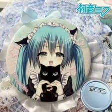 Image of Hatsune Miku Badge Cartoon Metal Enamel Pins Brooch Clothing Clothes Accessories