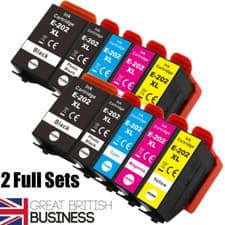 Image of Ink for Epson XP-6000 XP-6005 XP-6100 XP-6105 202XL Kiwifruit 2 Sets Cartridges