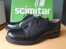 Image of Scimitar M951 Men's Leather Capped Gibson Oxford LaceUp Foam Padded Formal Shoes