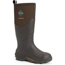 Image of Muck Boots Muckmaster Brown Rubber Male Textile/Weather Wellingtons