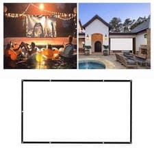 Image of HD Foldable 60/72/84/100/120/150inch Projector Screen  /4:3 Anti- Projection