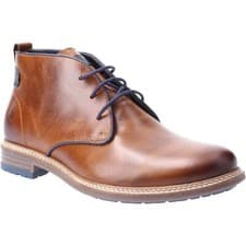 Image of Hush Puppies Jonas Chukka Leather Men's Tan Boots New