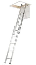 Image of 2 Section Loft Ladder with Handrail - 76002
