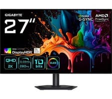 Image of Gigabyte MO27Q2A 27” OLED 2K QHD Gaming Monitor -2560 x 1440, 280Hz, 0.03ms