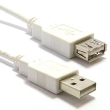 Image of 0.5M/1M/2M/3M USB 2.0 High Speed Cable EXTENSION Lead A Plug to Socket