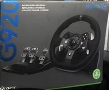 Image of new Logitech G920 Steering Wheel & Pedals Xbox FREE P&P