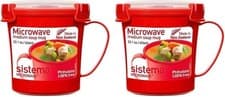 Image of Sistema Microwave Soup Mug | 656 ml Microwave Food Container with Steam-Release