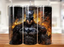 Image of Batman Tumbler 20oz Travel Mug Stainless Steel DC comics Christmas gift for dad