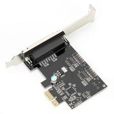 Image of PCIE To Parallel Port Card Print Port LPT PCI-E LPT Printer Card Adapter DB25