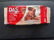 Image of Terracotta 500g Das Modelling Clay Air Drying Self Hardening Sculpting Material