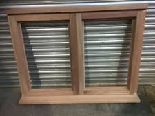 Image of Double Glazed Windows Hardwood 1195mm x 1045mm 2 Side Openers Jeld Wen Window