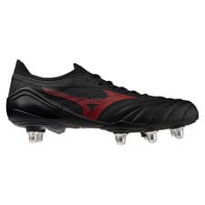 Image of MIZUNO Mens Black & Red Morelia Neo IV Beta FG Rugby Boots UK 10 NEW Ref 1920