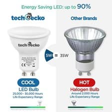 Image of GU10 LED Bulbs 5W 7W Cool/Warm White 3000k/6000k 4 8 10 12 16 20 40 80 Pack