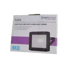 Image of Knightsbridge FLR10 IP65 10W LED Black Die-Cast Aluminium FloodLight 4000K