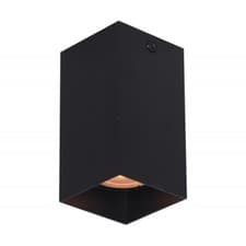 Image of ANDER Black Square Surface Mounted Ceiling Light Downlight Spot GU10