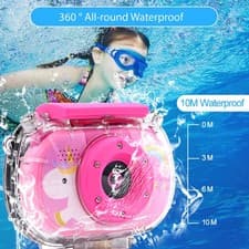 Image of B Kids Camera Waterproof Underwater Camera 2 Inch Screen 1080P HD Digital Kids