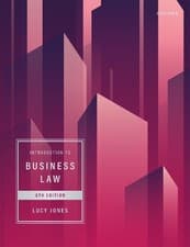 Image of Introduction to Business Law by Lucy Jones - 9780198868736