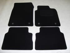 Image of Vauxhall Astra J Mk6 Carpet Car Mats 2010 – 2015 Tailored Black 4pcs Floor Mat S